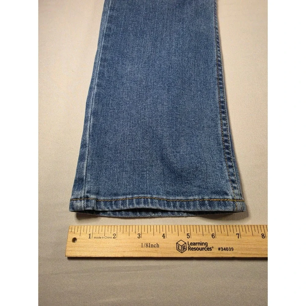 Abercrombie & Fitch Slim Straight Jeans Mens 34x32 Medium Wash Blue Stretch 1513